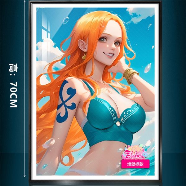 【海外代購】阿喵畫社 海賊王系列 娜美 超清12k裝飾畫 