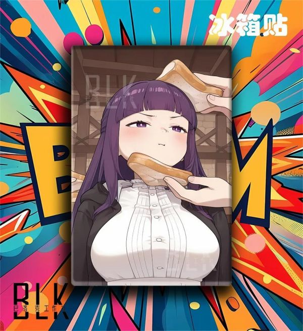 【海外代購】巴洛克 《麵包菲倫》葬送的芙莉蓮裝飾畫冰箱貼 