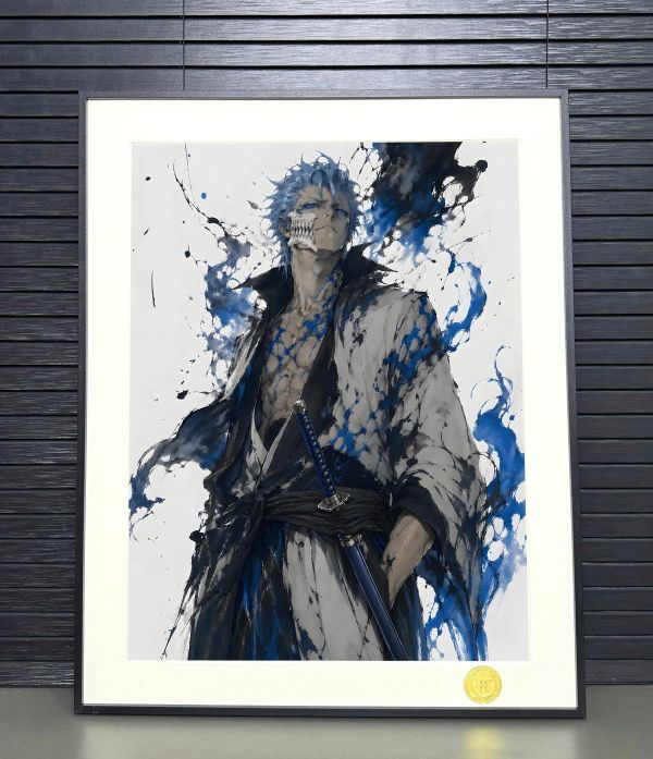 【海外代購】H2 《水墨葛力姆喬》裝飾畫 死神 