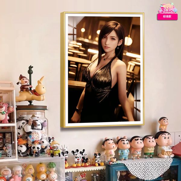 【海外代購】阿喵畫社 最終幻想 酒會 蒂法 8k超大高清裝飾畫 