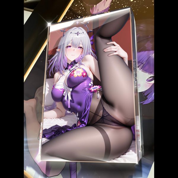 【海外代購】阿喵畫社 第七十二彈動漫卡磚黑絲崩壞星穹鐵道 壓克力加厚紀念收藏磚卡磚 