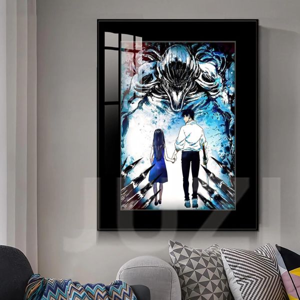 【海外代購】橘子 純愛之咒 乙骨與裏香裝飾畫 咒術迴戰 