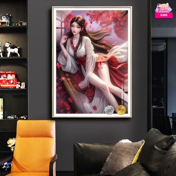 【海外代購】阿喵畫社 完美世界 楓知秋 火靈兒 8k超清裝飾畫 