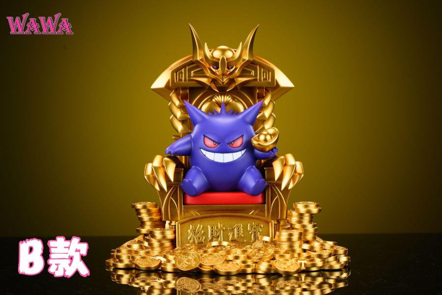【預定】wawa 王座招財耿鬼 寶可夢 