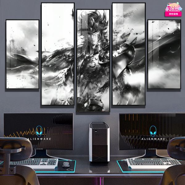 【海外代購】阿喵畫社 聖鬥士星失 異形套組裝飾畫 滑鼠墊 