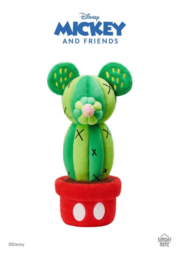 【海外代購】【50CM】SUNDAY HOME 抱抱仙人掌 Mickey Donald Duck 01 