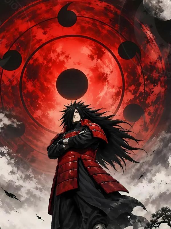 【海外代購】星空《國畫風斑》火影忍者naruto裝飾畫 