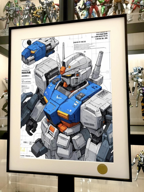 【海外代購】星空 《高達》機動戰士高達GUNDAM元祖高達動漫裝飾畫 