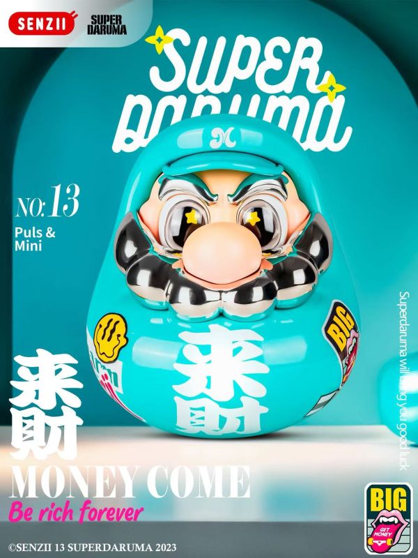 【海外代購】SENZII千記商行 超級達摩SuperDaruma 超級達摩《來財》 