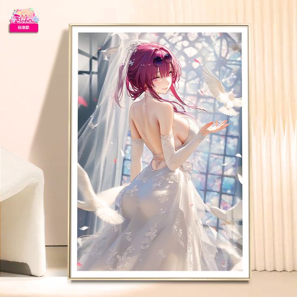 【海外代購】阿喵畫社 婚紗 卡芙卡 8k超大高清裝飾畫 