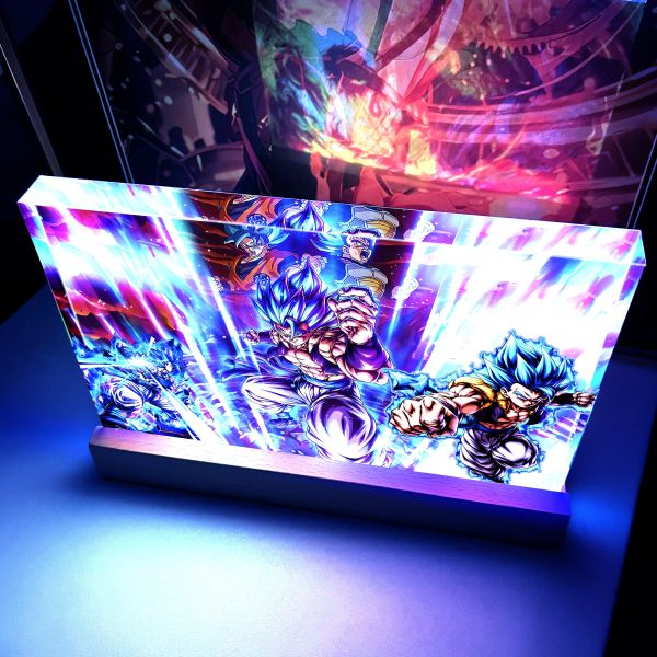 【海外代購】阿喵畫社 超藍悟吉塔 1.9cm特效發光手辦架展示磚 