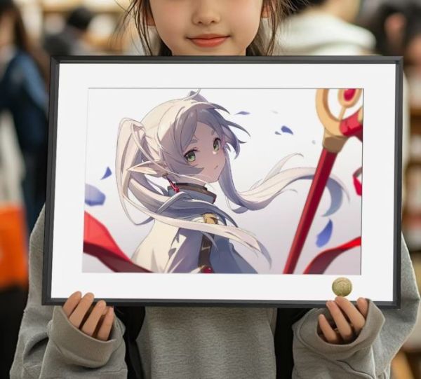 【海外代購】皇呱 《芙莉蓮回眸》葬送的芙莉蓮精靈族魔法使裝飾畫 