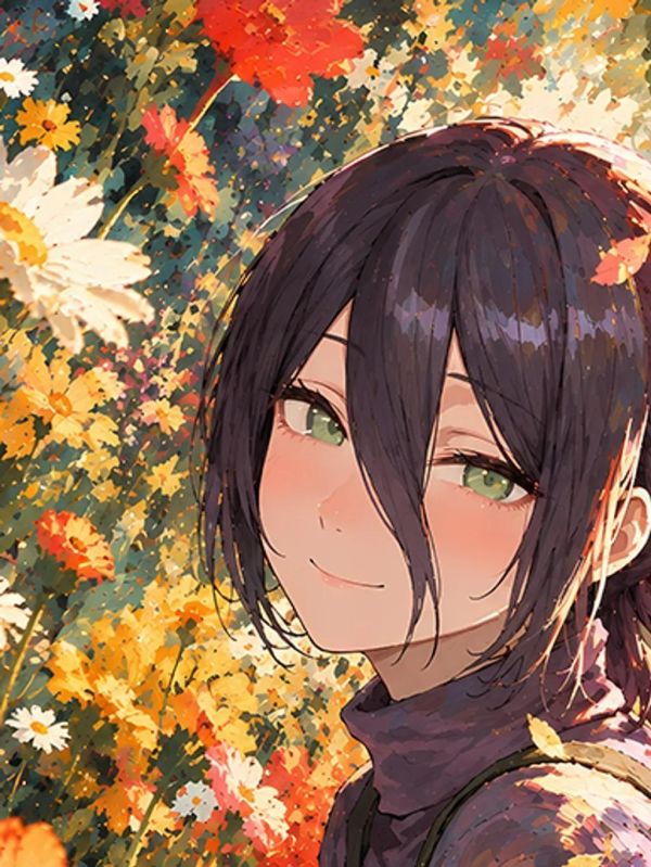 【海外代購】巴洛克《花朵蕾塞》電鋸人reze裝飾畫冰箱貼 