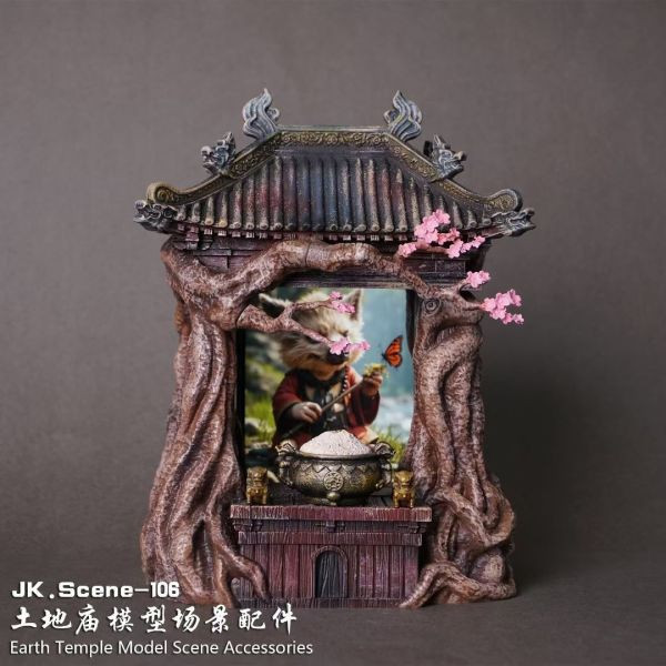 【海外代購】JacksDo 土地廟模型場景配件 