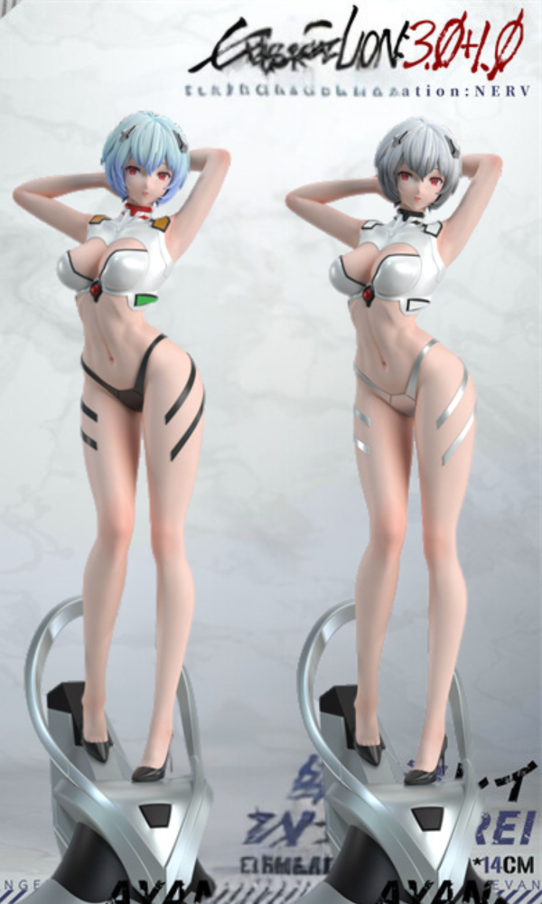 【預定】HS 女角色輕雕像系列 第一款 綾波麗 