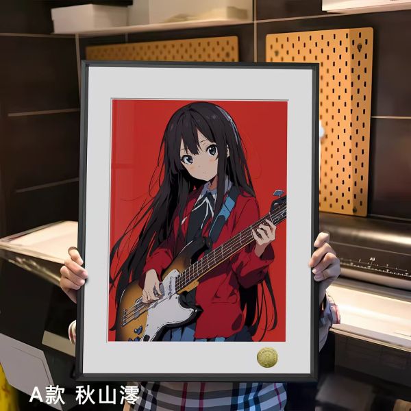 【海外代購】皇呱 《秋山澪&平澤唯》輕音少女K-on！輕音部 秋山澪 平澤唯 放學後茶會滑滑蛋週邊 裝飾畫 午睡毯 地毯 