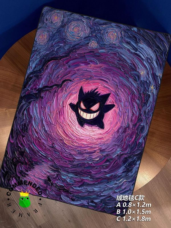 【海外代購】皇呱 《星空寶可夢》 寶可夢星空寶可夢皮卡丘傑尼龜耿鬼同人周邊裝飾畫 