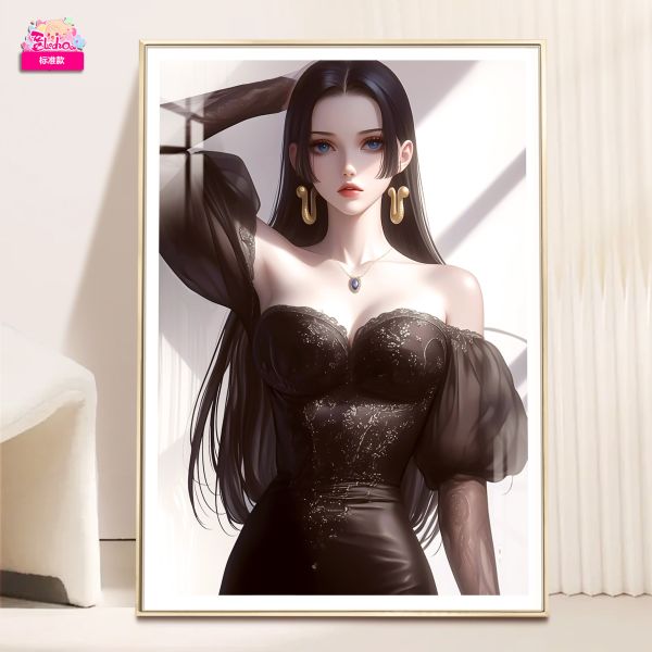 【海外代購】阿喵畫社 迎辰 墨紗韻 女帝 8k超大高清裝飾畫 