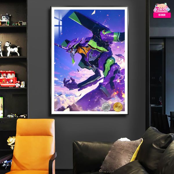 【海外代購】阿喵畫社 《EVA》戰損 初號機 8k超清裝飾畫 