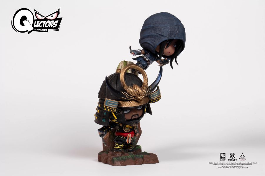 【海外代購】PureArts QLECTORS ASSASSIN'S CREED SHADOWS YASUKE & NAOE PVC FIGURE 育碧 刺客教條 Q版系列手辦 彌助&奈緒江 