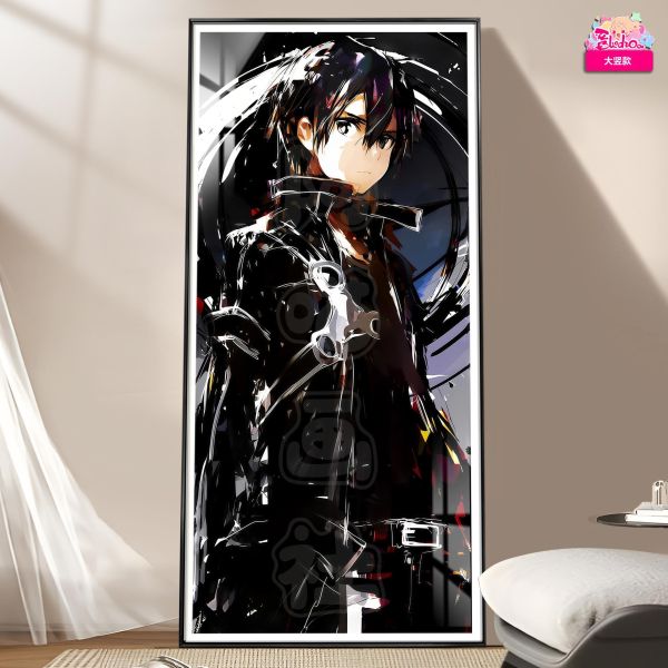 【海外代購】阿喵畫社 桐人亞絲娜雙聯大筆款 新品8k主題高清裝飾畫 地墊 