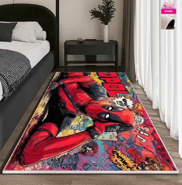 【海外代購】阿喵畫社 DEADPOOL 死侍的塗鴉狂想 8k主題高清裝飾畫 床頭地墊 發光滑鼠墊 