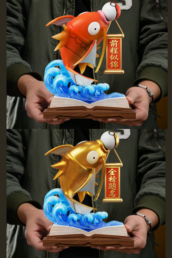 【預定】GULU模玩 金榜題名鯉魚王桌面擺件 