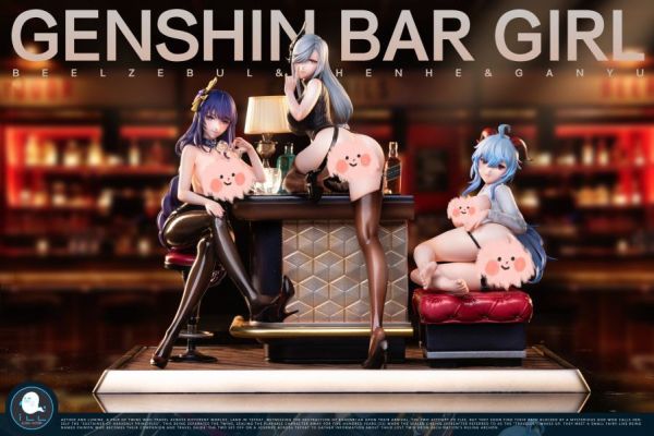 【海外代購】ILL 地下工廠 原神聯名系列008 夜店 (甘雨 & 申鶴 & 雷電將軍) 