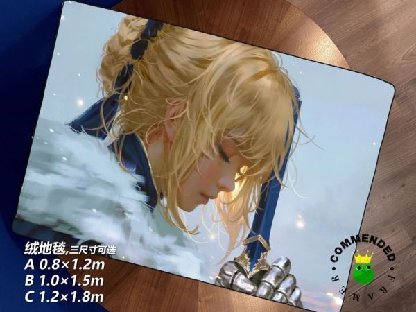 【海外代購】皇呱 《吾王側顏》Fate/stay night裝飾畫 午睡毯 地毯 