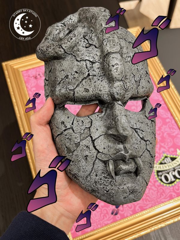 【海外代購】星空 《JOJO石鬼面2.0版》面具JOJO的奇妙冒險彪馬野郎迪奧承太郎動漫裝飾畫 