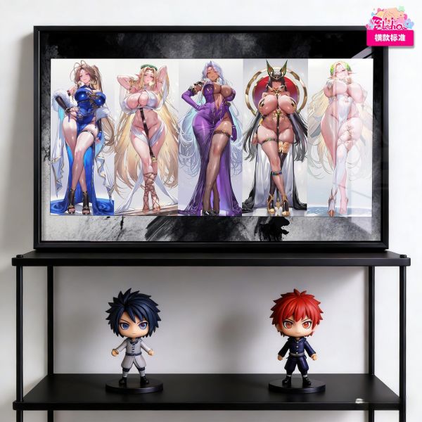 【海外代購】阿喵畫社 禦姐華姿五重奏系列 我的女神系列 黑獸新品8k全景高清裝飾畫 等身抱枕 冰箱貼 