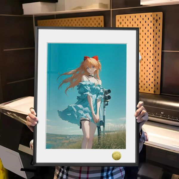 【海外代購】皇呱《少女明日香》二號機專屬駕駛員裝飾畫 午睡毯 地毯 