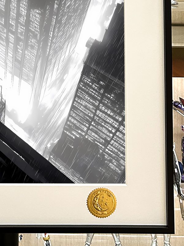 【海外代購】星空 《雨夜哥譚市》DC黑闇騎士Batman布魯斯韋恩Bruce Wayne裝飾畫 