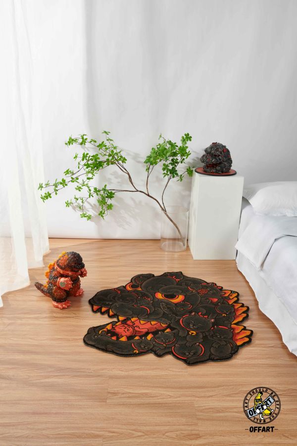 【海外代購】OFFART 阿壬 百貓紅蓮 地毯 