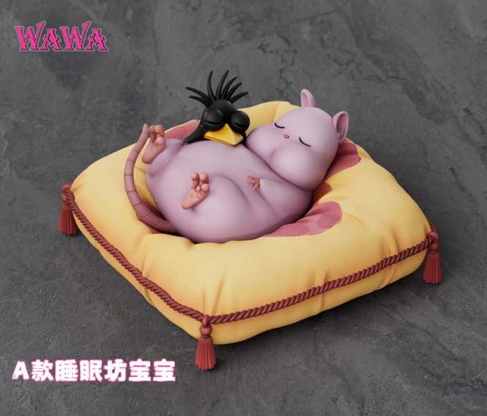 【預定】wawa 宮崎駿桌面小擺飾 睡眠坊寶寶 傲嬌坊寶寶 