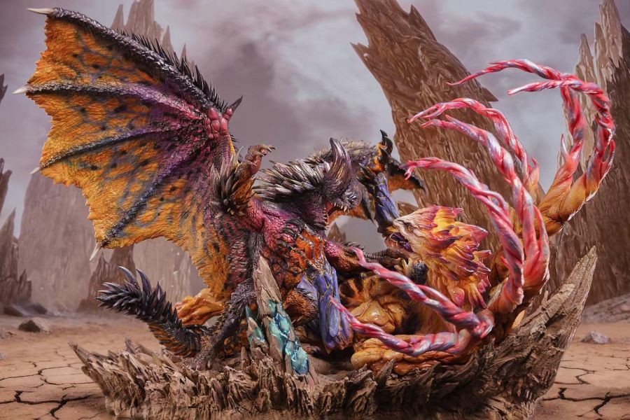 【預定】龍之邊境 DragonFrontier 魔物獵人 姦世滅盡龍VS天地煌啼龍 MonsterHunter (Ruiner Nergigante VS Shara Ishvalda) 