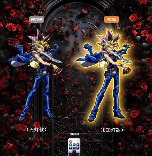 【海外代購】阿喵畫社 遊戲王阿圖姆 超大常亮裝飾燈帶畫 