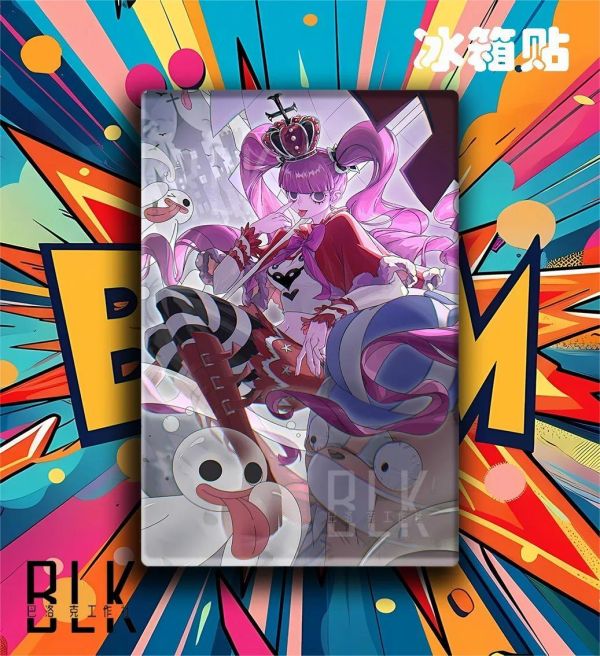 【海外代購】巴洛克 《調皮幽靈公主》佩羅娜海賊王裝飾畫冰箱貼 