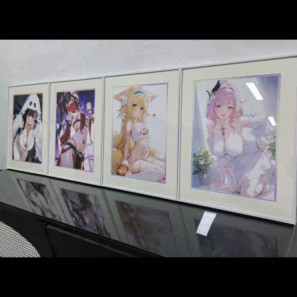 【海外代購】阿喵畫社 人氣精裱畫合輯 展館級12k收藏超清精裱畫 