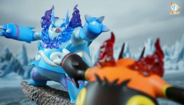 【海外代購】方糖 雪色炎武王進化組 