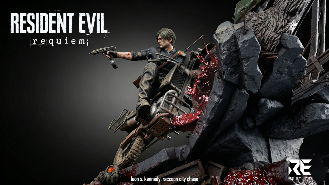 【預定】RE Resident Evil Requiem Leon S. Kennedy: Raccoon City Chase 里昂浣熊市追逐戰 · 高速公路末日場景雕像 