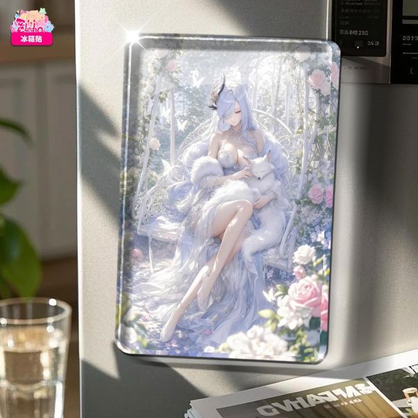 【海外代購】阿喵畫社 玫瑰後花園 申鶴 新品12K主題超清裝飾畫 地墊 冰箱貼 