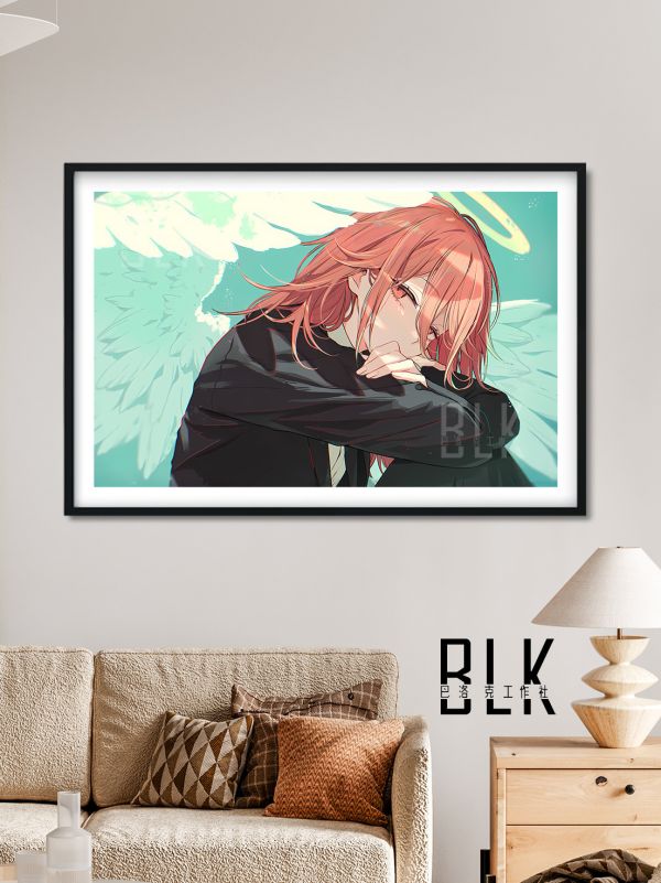 【海外代購】巴洛克 《天使》Chainsaw Man鏈鋸人蕾塞篇reze電次帕瓦瑪奇瑪早川秋裝飾畫冰箱貼 