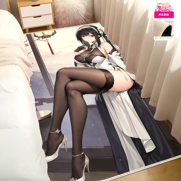 【海外代購】阿喵畫社 墨紗韻 鎮海 8k超大高清裝飾畫 午睡毛毯 床頭地墊 