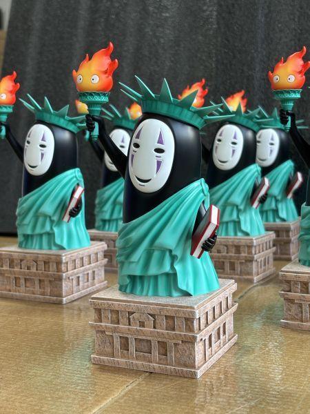 【海外代購】龍喵 lucky 無臉男自由女神像 