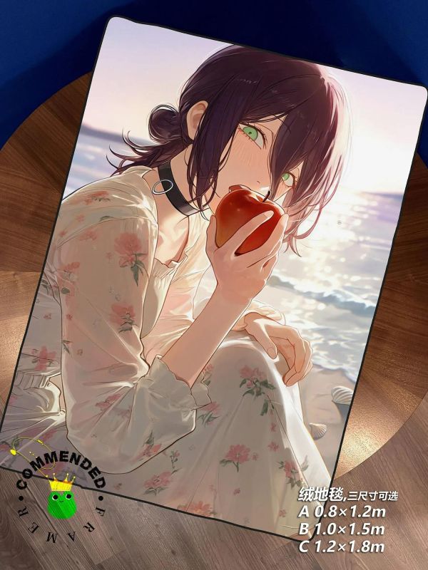 【海外代購】皇呱 《少女蕾塞第二彈》鏈鋸人炸彈惡魔裝飾畫 午睡毯  地毯 