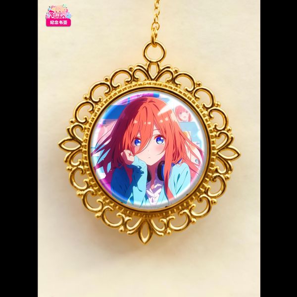 【海外代購】阿喵畫社 中野三玖招財 紀念掛飾書籤掛飾 