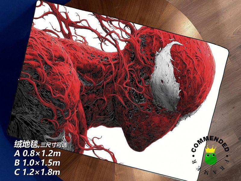 【海外代購】皇呱《血紅共生體》蜘蛛俠裝飾畫 午睡毯 地毯 