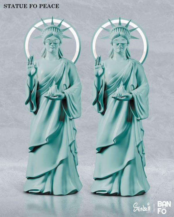 【預定】SENZII千紙 BANFO萬佛 和平女神像（STATUE FO PEACE) 