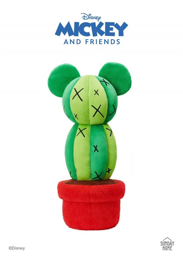 【海外代購】【50CM】SUNDAY HOME 抱抱仙人掌 Mickey Donald Duck 01 